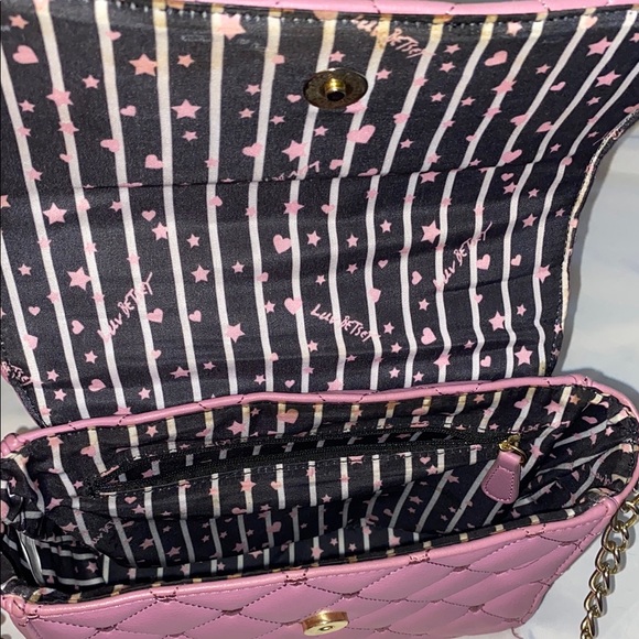 Pink Quilted Crossbody Bag - Picture 5 of 7